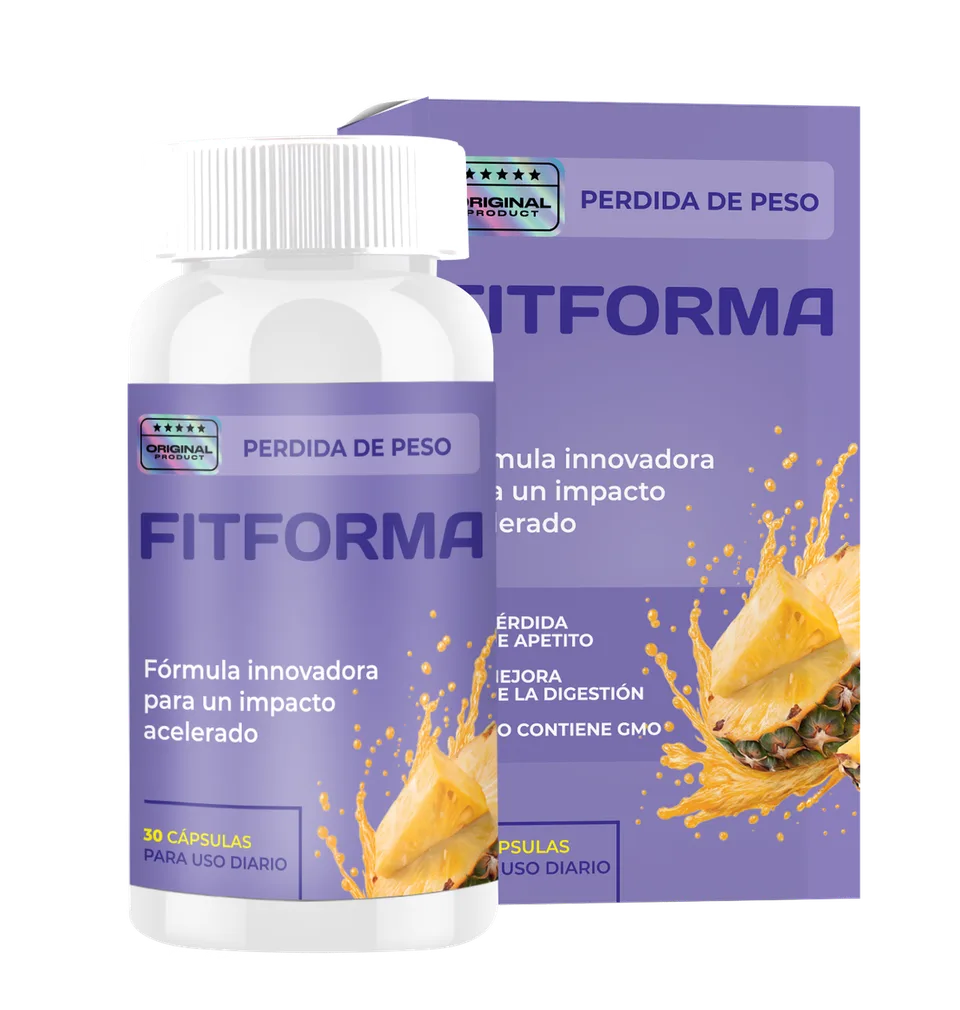 Frasco y caja de FitForma, cápsulas